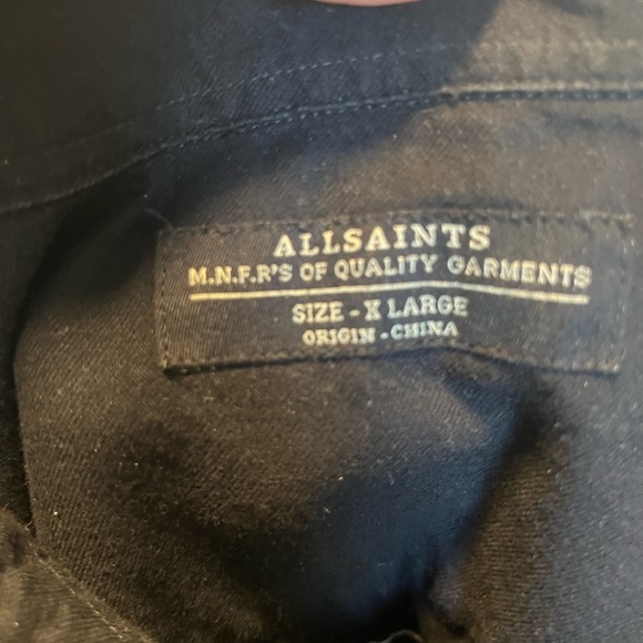 AllSaints button down XL - Picture 2 of 2